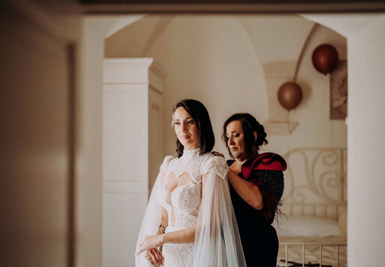 un matrimonio con pochi invitati