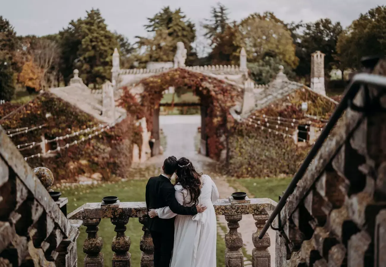 unposed wedding photo
