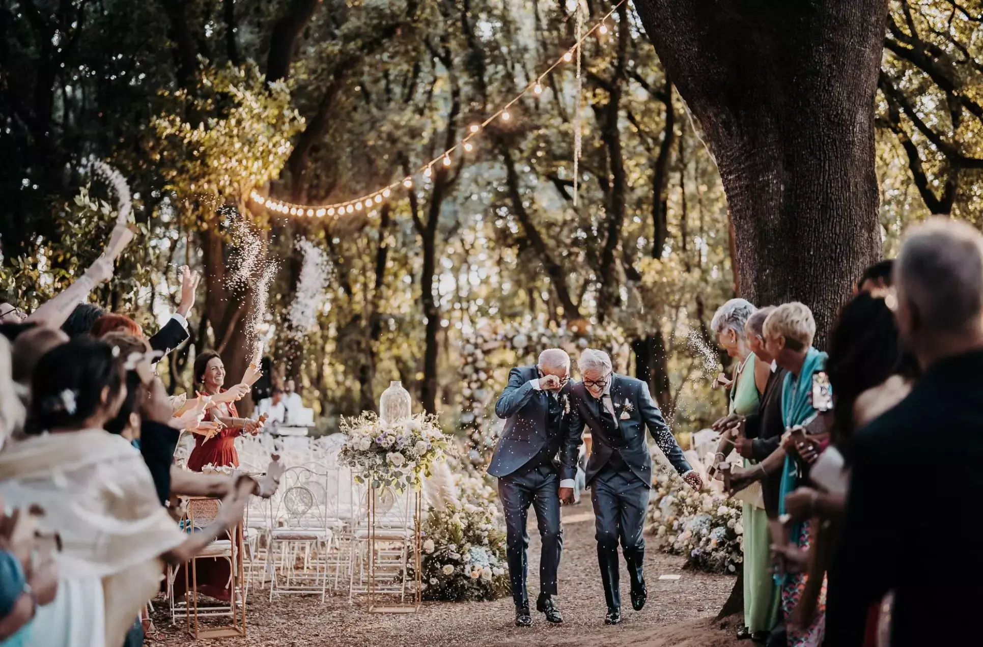 matrimonio nel bosco