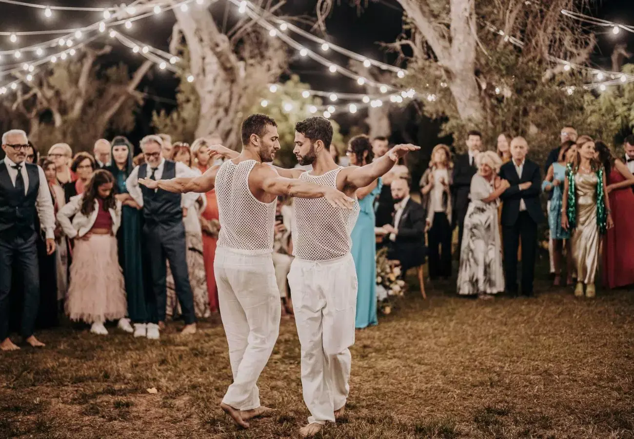wedding in the woods