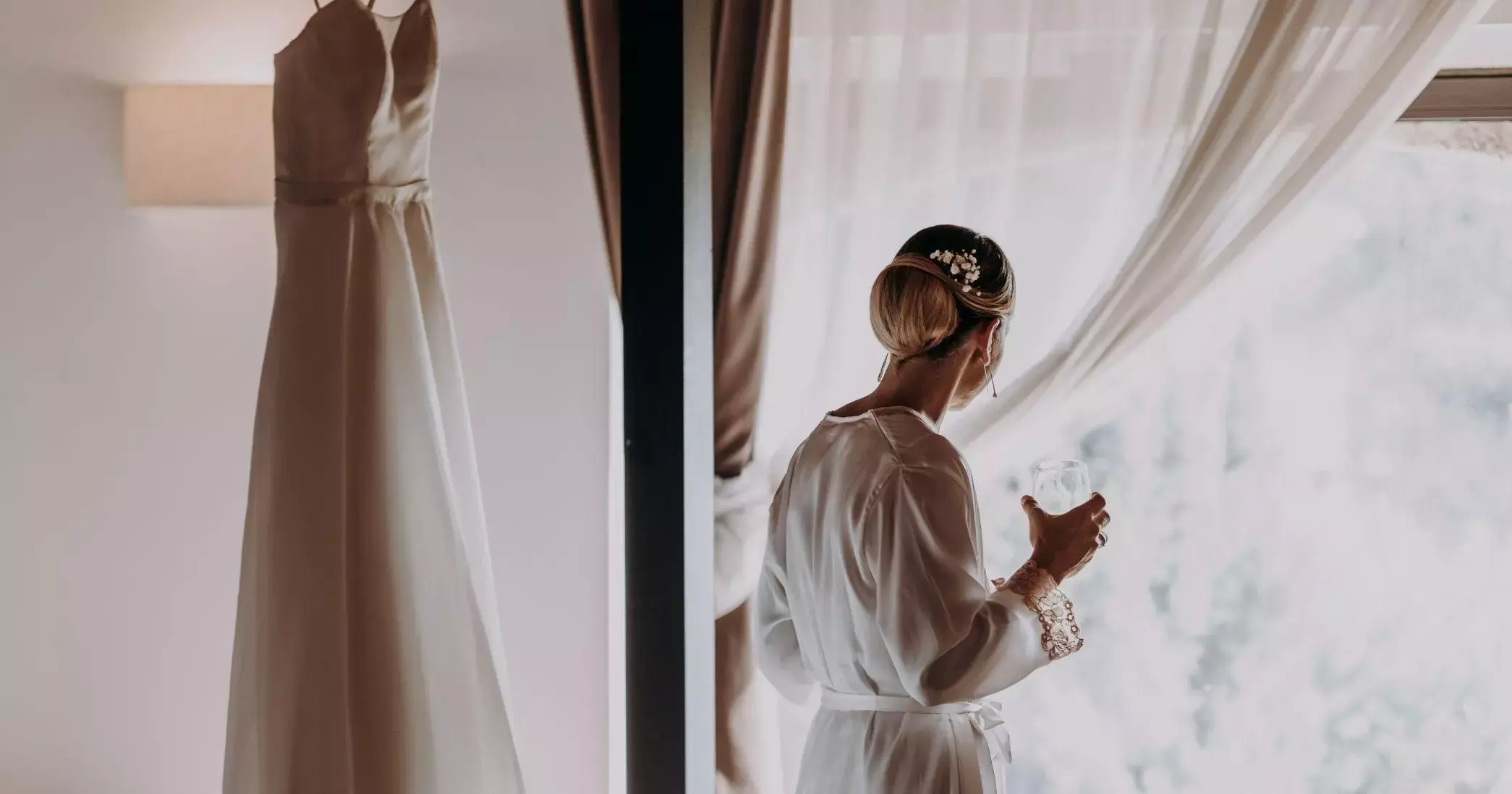 bride's dressing