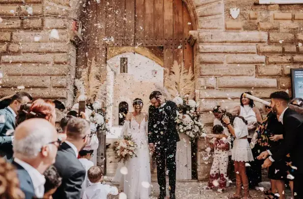 lancio del riso matrimonio